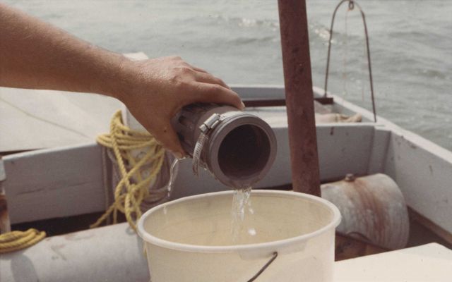 Collecting plankton samples Picture