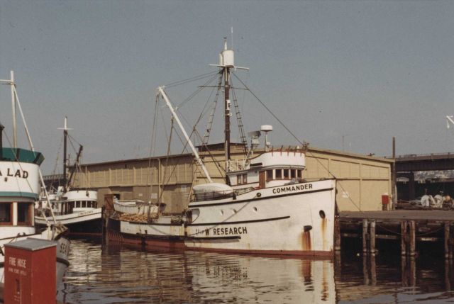 University of Washington Research Vessel COMMANDER, a salmon purse seiner. Picture