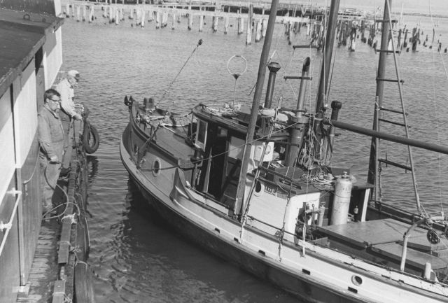 Salmon boat docking Picture
