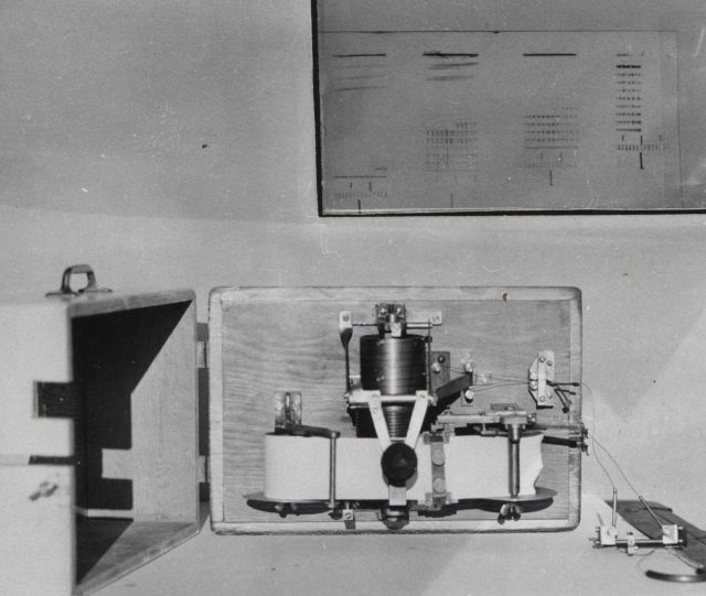 Measuring machine used to measure salmon aboard the FWS vessel JOHN N Picture
