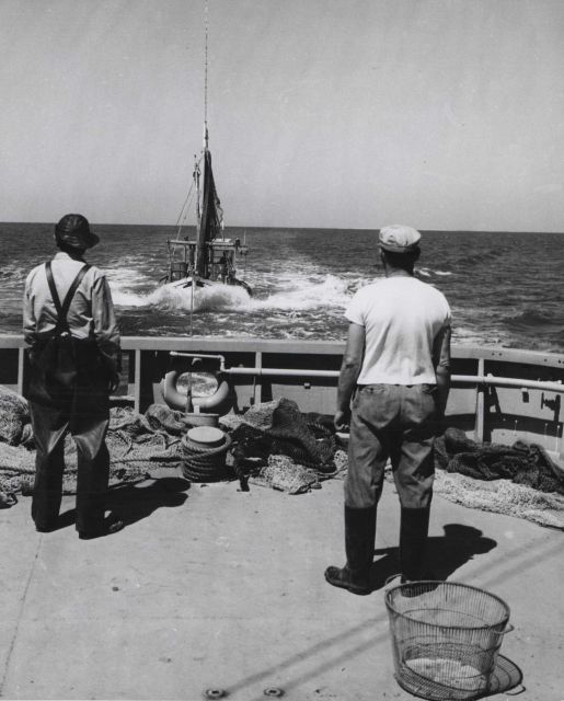 Towing a vessel possibly astern of OREGON Picture