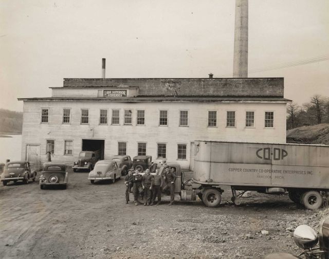 Exterior of the Lake Superior Fisheries packing plant Picture