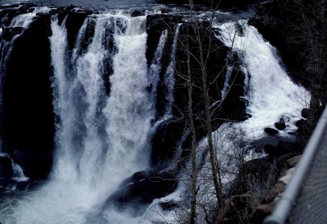 White River Falls along a tributary of the Deschutes River Picture