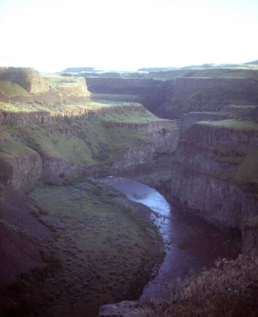Palouse River Canyon in the Columbia River Scablands. Picture