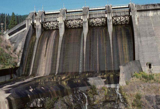 Merwin Dam on the Lewis River Picture