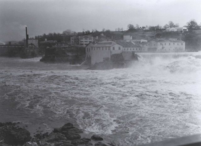 Willamette River during flood stage Picture