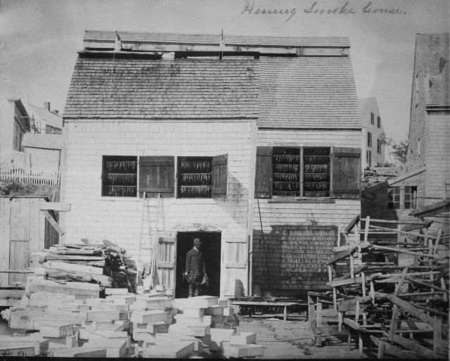 Herring smoke house. Picture