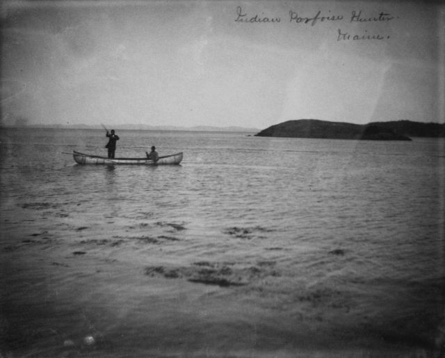 Indian porpoise hunter, Point Pleasant, ME. Picture