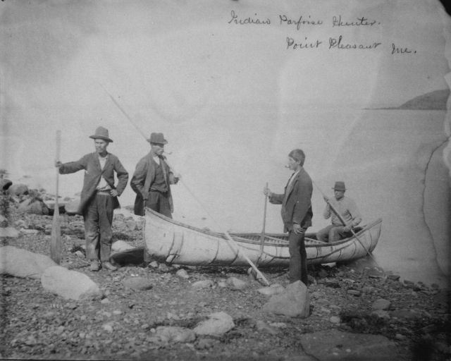 Indian porpoise hunter, Point Pleasant, ME. Picture