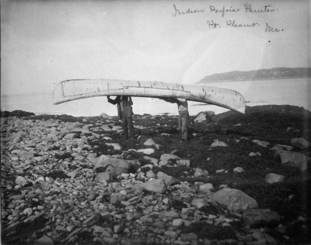 Indian porpoise hunter, Point Pleasant, ME. Picture