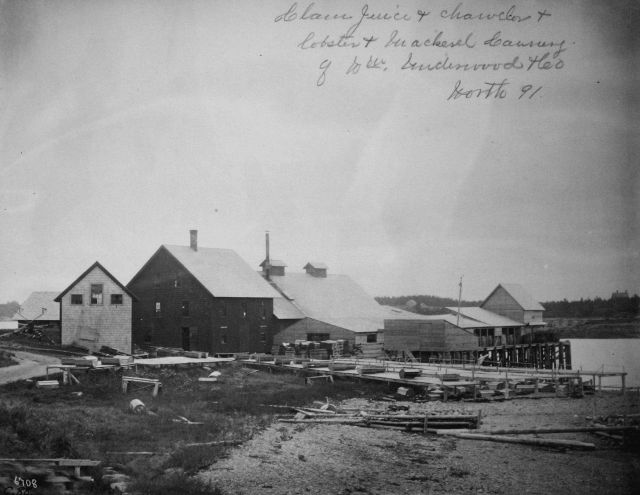 Clam juice, chowder, lobster, and mackerel cannery of William Underwood and Co. Picture