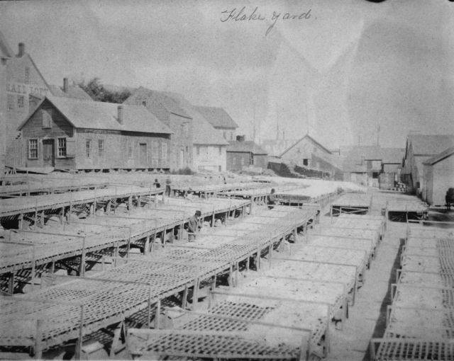 Flake yard. Picture