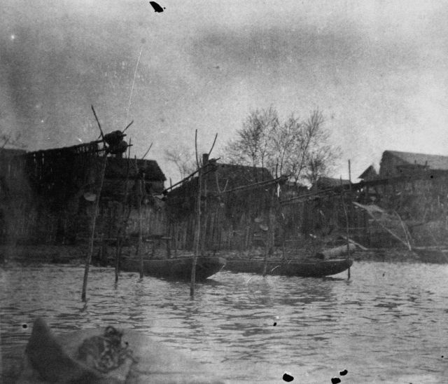 Views in rear of fishermen's houses on the Roanoke River at Plymouth, NC Picture