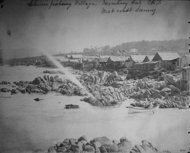 Chinese fishing village, Monterey, CA, west coast scenery. Picture