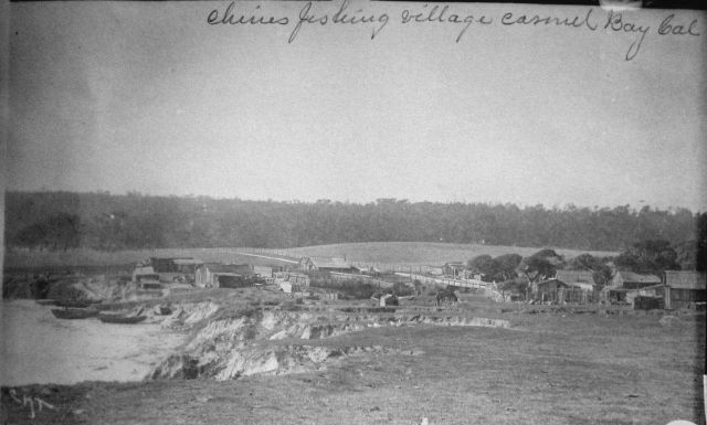 Chinese fishing village, Carmel Bay, CA. Picture