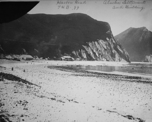 Harbor Head, Alaska setttlements and buildings, AK, 1889. Picture