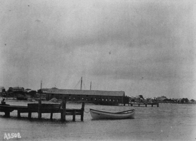 Matagorda Bay, TX, shucking house of J.J Picture