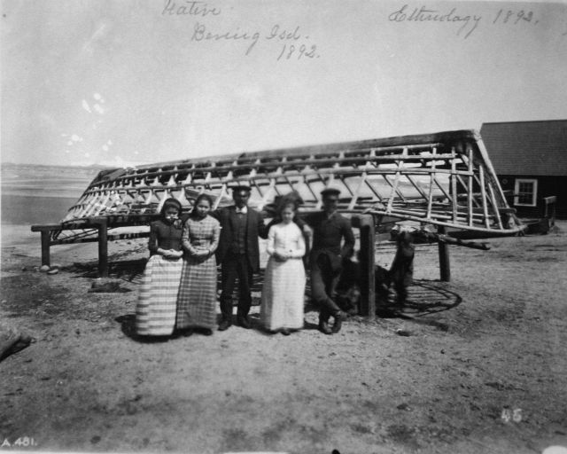 Natives, Bering Island, 1892. Picture