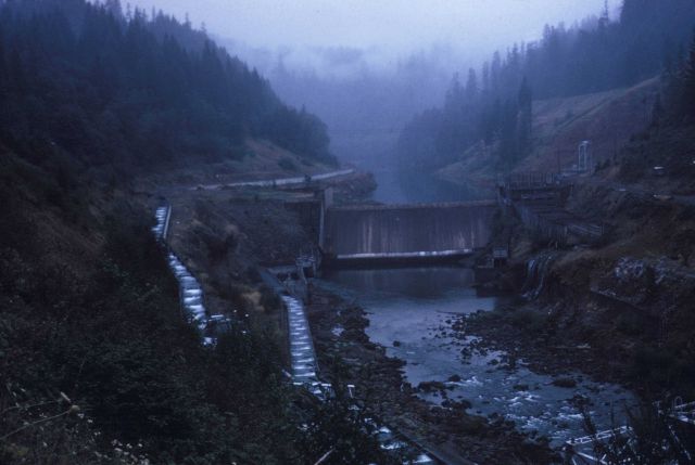 Three-mile fish ladder at Cazadero Dam Picture