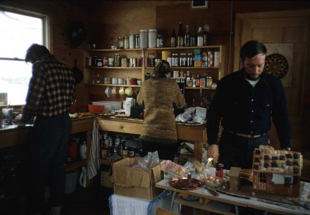 The pantry of the Copacabana field station. Picture