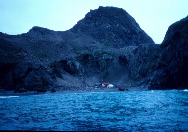 The AMLR field station at Seal Island. Picture
