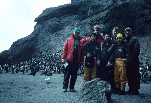 The Seal Island research team, with Dr Picture