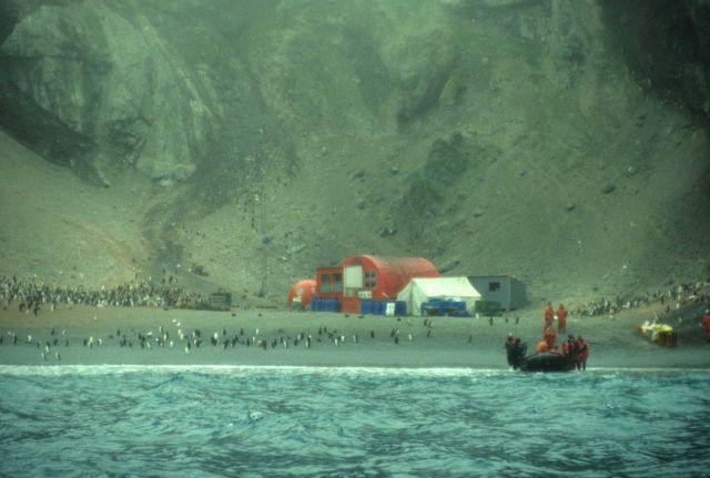 The Seal Island field camp. Picture
