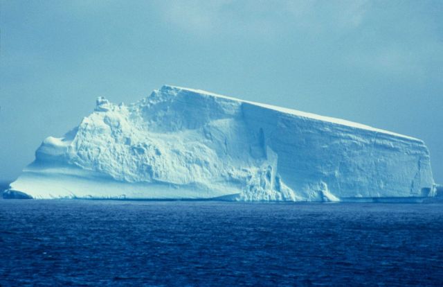 Tabular iceberg, South Shetland Islands. Picture