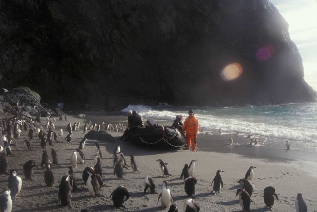 Landing at Seal Island. Picture