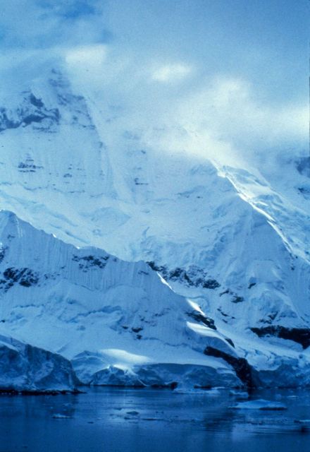 Snow covered mountain, South Shetland Islands. Picture