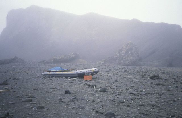 A Zodiac belonging to the Chilean Antarctic Institute on Livingston Island Picture