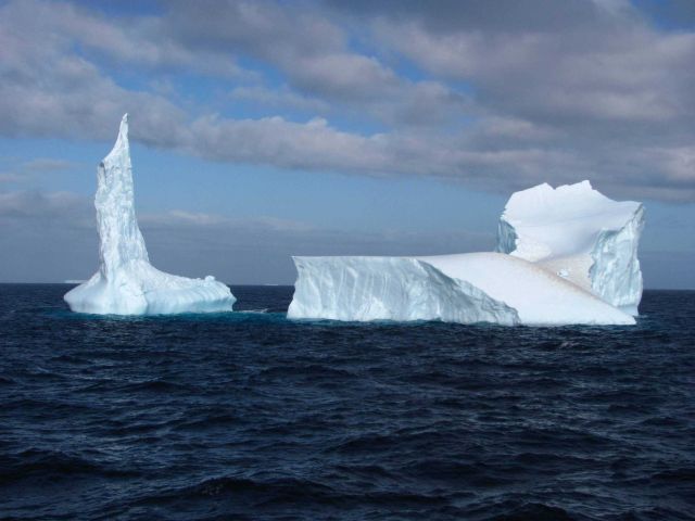 A tower-like iceberg, South Shetland Islands. Picture