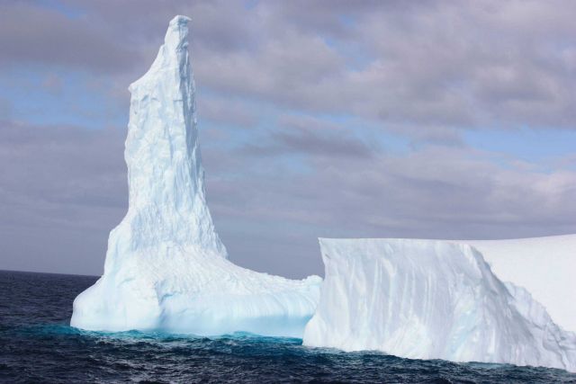 A tower-like iceberg, South Shetland Islands. Picture