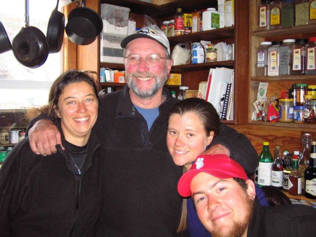 The crew at the Copacabana field station, King George Island. Picture