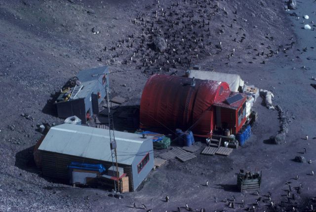 The AMLR field station at Seal Island, Antarctica. Picture