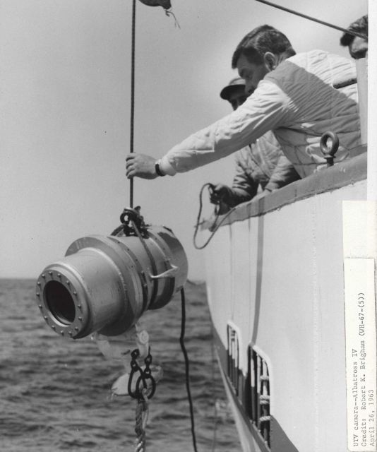 UTV camera being deployed from ALBATROSS IV Picture
