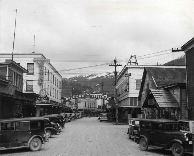 Main street of Ketchikan Picture