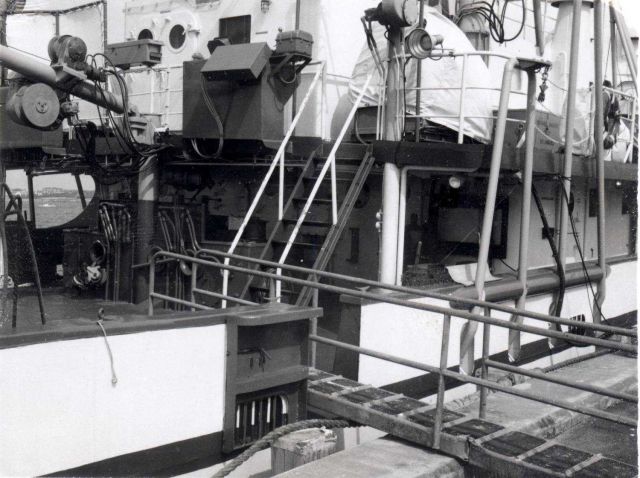 Gangway leading onto ALBATROSS IV Picture