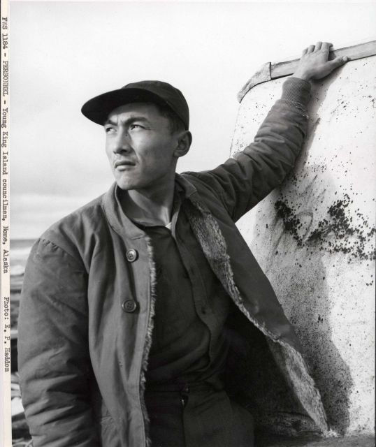 A King Island councilman at Nome. Picture