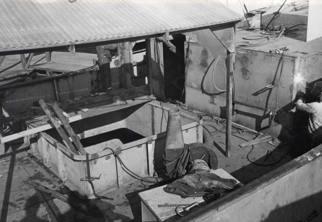 Scenes during the construction of the F/V ALEUTIAN CASTLE Picture