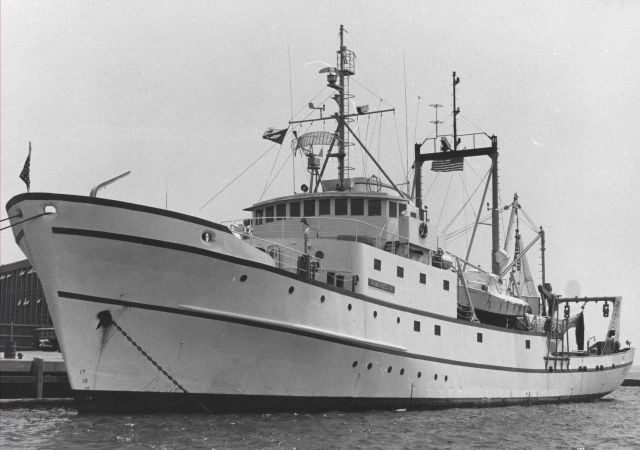 BCF Research Vessel ALBATROSS IV at Woods Hole pier Picture
