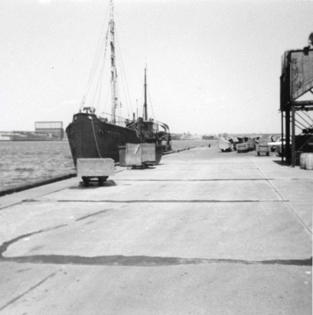 Fishing vessel Plymouth tied up at Boston Fish Pier Picture