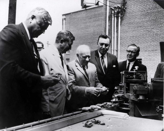 Watching CRABMAC II in operation. Picture