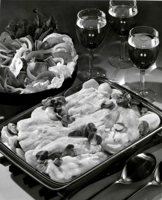 Cooked fish platter - marketing fish Picture