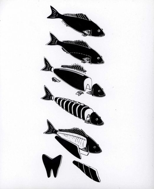 Artwork - Technique for producing fish steaks Picture