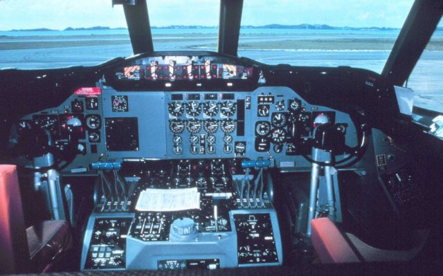 Instrument panel for P-3 aircraft. Picture