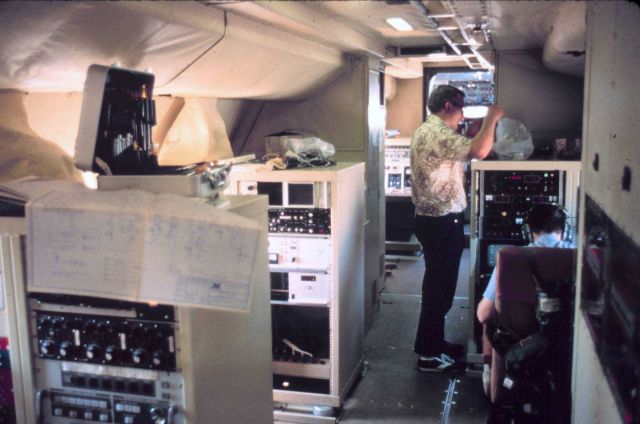 Completed installation of electronic systems in P-3. Picture