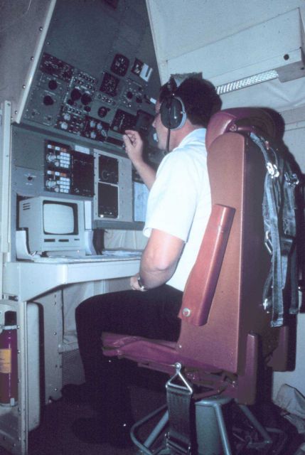 Navigator station on P-3. Picture
