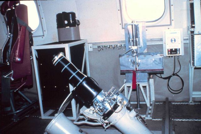 Dropwindsonde station and airborne expendable bathythermograph station on P-3. Picture