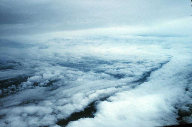 In the eye of Hurricane Frances. Picture